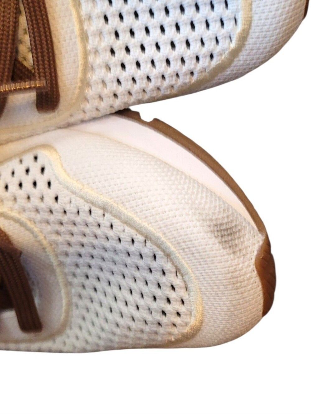 Vivaia White Beige Buff Allday Unisex Slip-On Mesh Sneakers Size US W9/M7.5 - Picture 7 of 7